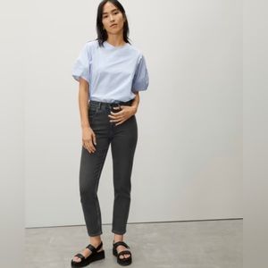 Everlane Japanese denim cheeky jean.